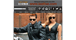 Desktop Screenshot of leather.com